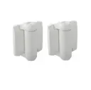 D&D TruClose Adjustable Self Closing Hinges - 30kg, White, For Metal, No Legs - Pair (TCA1S3WT)