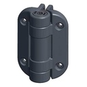 Safetech MegaKlik Adjustable Self Closing Hinges - 85kg, Black, Two Legs, Safety Cap Included - Pair