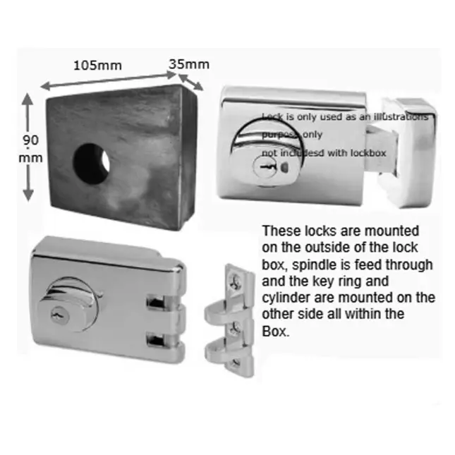 [FK910] Lockwood Lock Box to suit 001 Series For 40mm Frame