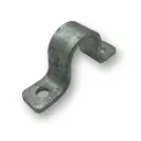 Round Tube Bolt-On Hinge Strap - Tight Fit, 20NB - Single