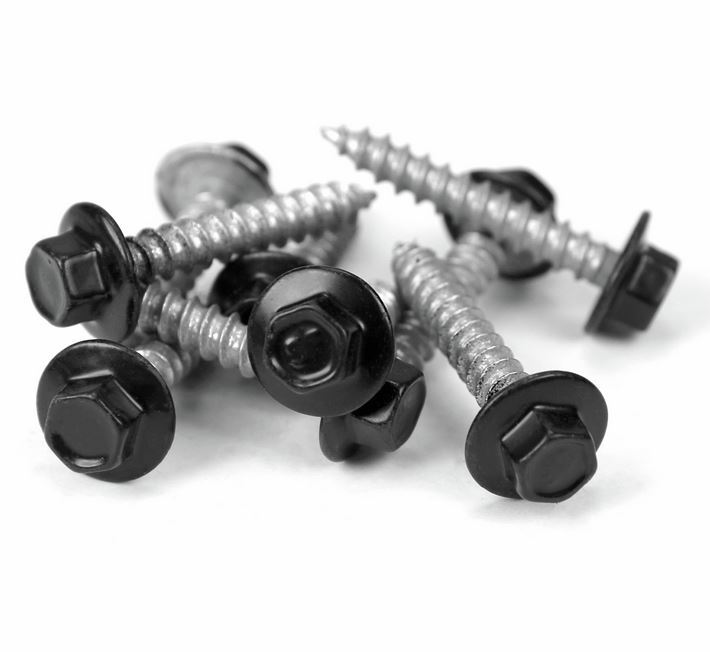 Timber Mates Hex Head Screw 10g  x 25mm in Black Colour 