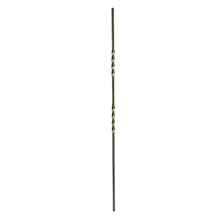 [MT286] Twist  Double Bar for wrought iron gate 16x16mm  1000mm long- Zinc Plated