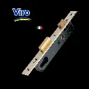 Viro Euro Insert Mortice Lock - 50x50 Frame, 30mm Backset, Silver - For Swing Gates