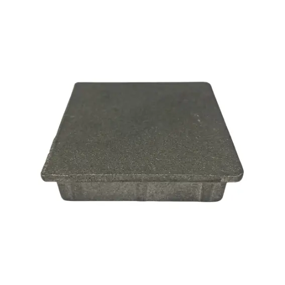 Aluminium End Cap Square for tube size 25x25mm (1.5mm wall)