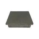 Aluminium End Cap Square for tube size 25x25mm (1.5mm wall)