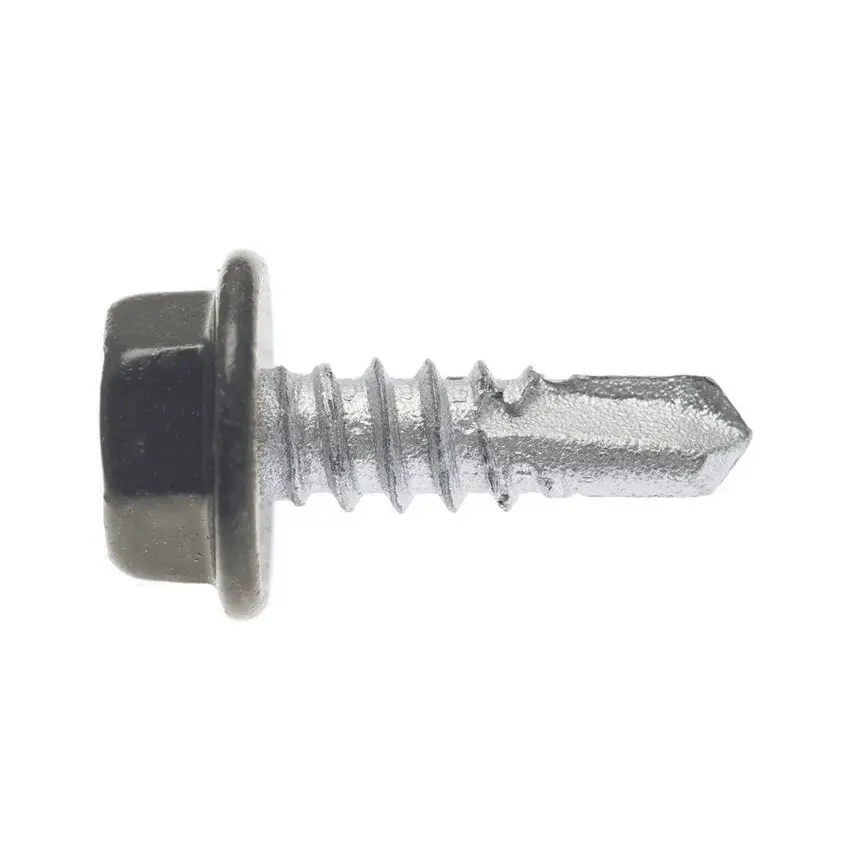 [FAFT070] Steel Mates Hex Tek Screw 14g  x 22mm - Ironstone