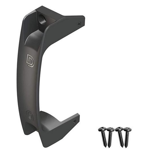 [FK222] D&D Ergonomic Gate Handle, BLACK, Reversible for Right or Left Handing