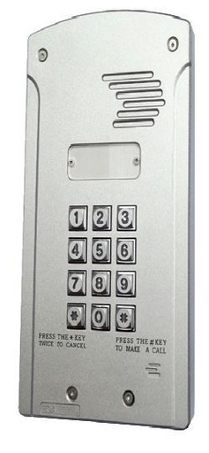 [ET222] GSM Wireless Communicator - Single Station Intercom with Front Keypad- 12V
