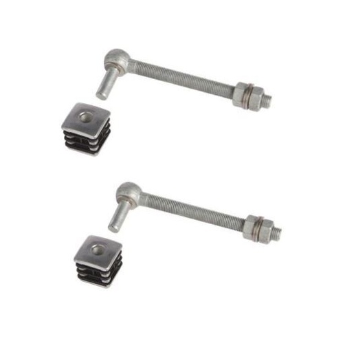 [HN778] Hot Dip Galvanised Swing Gate Hinges with Aluminium plug 50x50mm for light gate