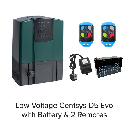 [MOT013] Low Voltage Centsys D5 Evo - Battery & 2 Remotes