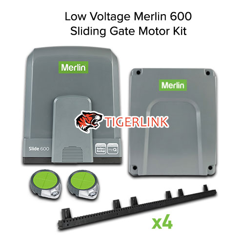 [GMSG612] Low Voltage Merlin 600kg Sliding Gate Motor - Complete Kit