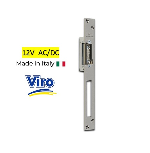 [FK685] Electric Strike long Front plate Single Pulse Stainless Steel for - 12V DC